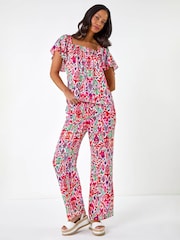 Roman Zig Zag Ruffle Shirt - صورة 2 من 5