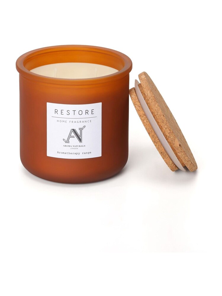 Aroma Naturals Brown Aromatherapy Restore Candle - Image 5 of 5 Aroma Naturals Brown Aromatherapy Restore Candle - Image 5 of 5