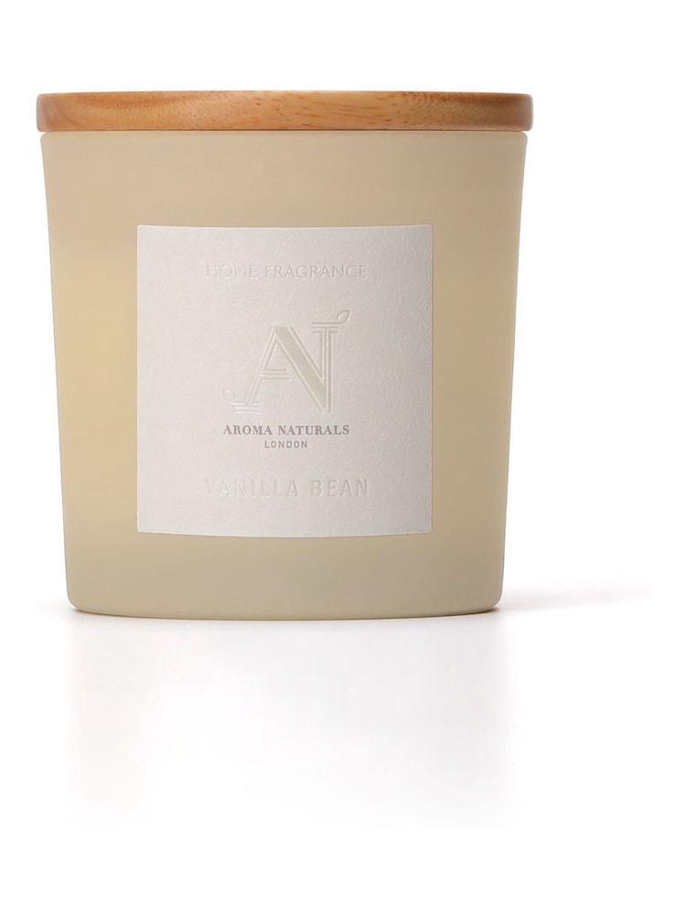 Aroma Naturals White Frosted Vanilla Bean Candle - Image 1 of 5 Aroma Naturals White Frosted Vanilla Bean Candle - Image 1 of 5