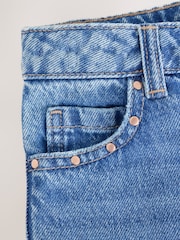 Mid Wash Stud Pocket Detail Straight Leg Jeans (3-16yrs) - Image 9 of 9