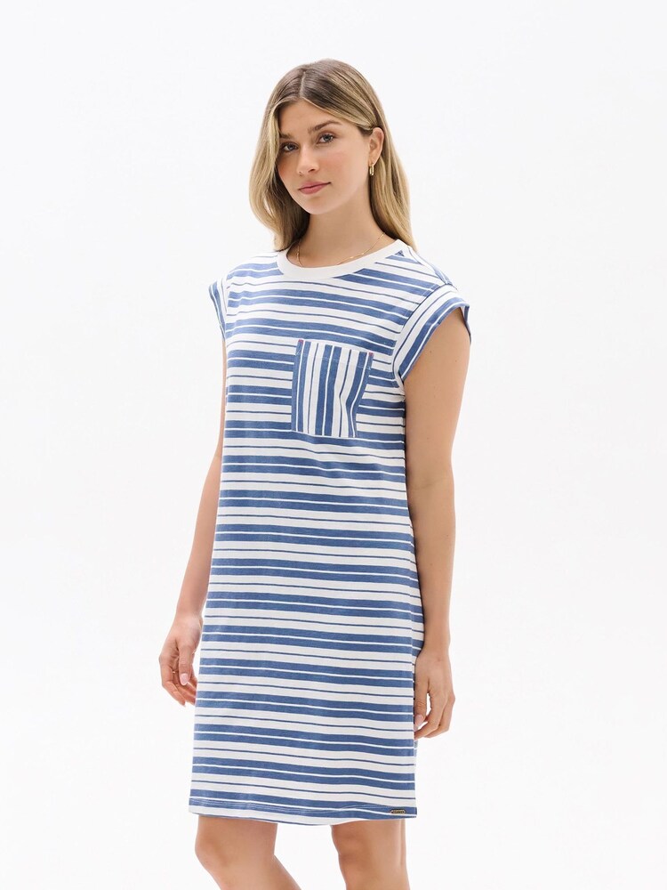 Hatley Double Horizon Pocket Tee Dress - Imaginea 1 din 3