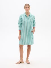 Hatley Green Julia Arcadia Stripes Shirt Dress - Image 3 of 3