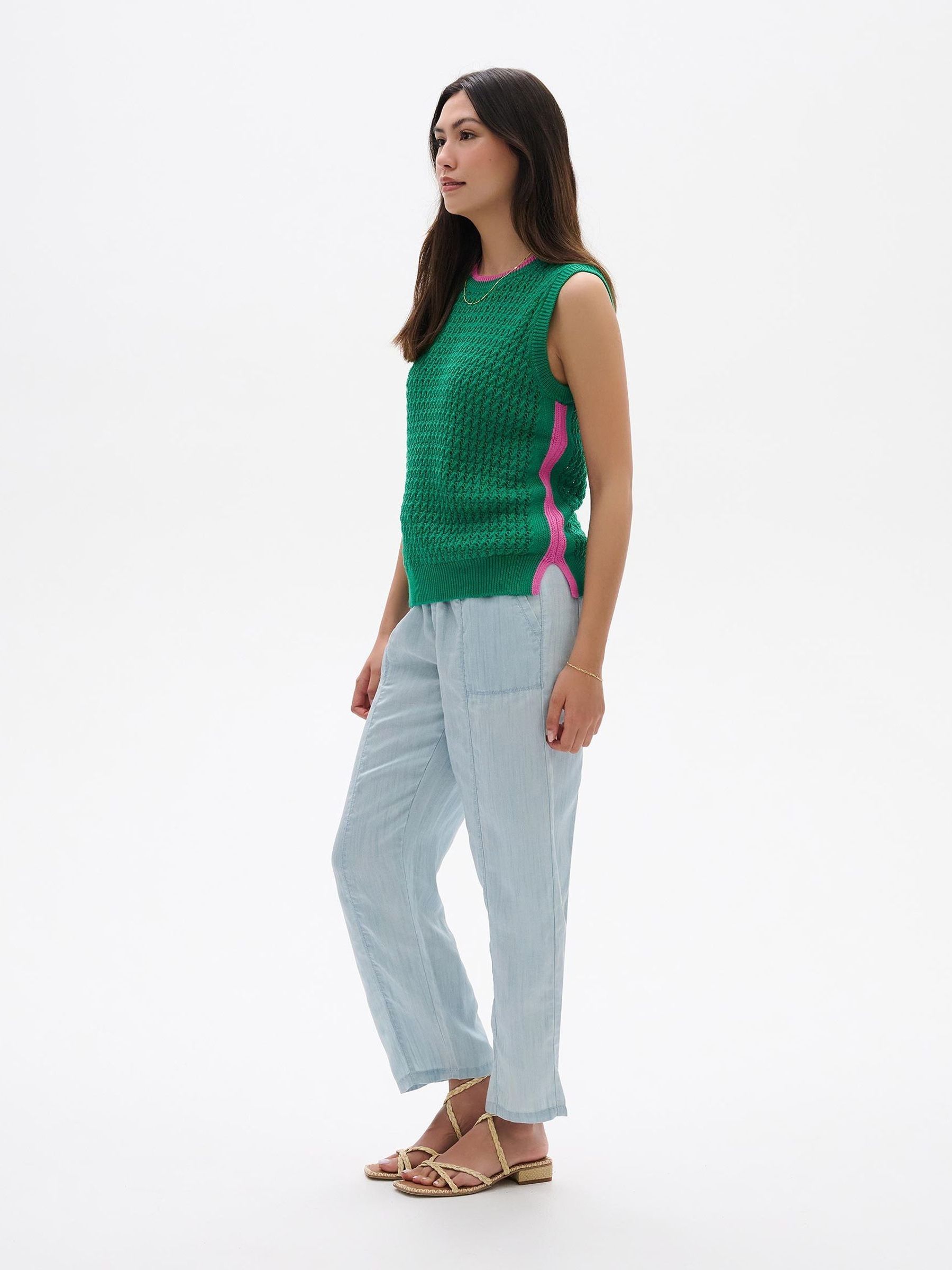 Buy Hatley Green Cruz Knit Sleeveless Jumper - Arcadia from Next USA