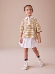 Yellow Stripe Short Sleeve Rugby Top (3-16yrs) - Image 1 of 8
