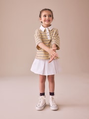 Yellow Stripe Short Sleeve Rugby Top (3-16yrs) - Image 2 of 8