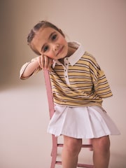 Yellow Stripe Short Sleeve Rugby Top (3-16yrs) - Image 3 of 8