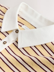 Yellow Stripe Short Sleeve Rugby Top (3-16yrs) - Image 7 of 8