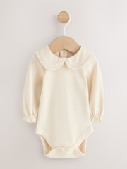 Teal Blue Baby Pinafore Bodysuit And Tights 3 Piece Set (0mths-2yrs) - Image 5 of 10