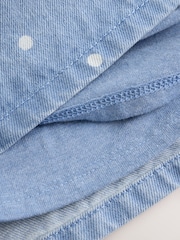 Denim Spot Baby Pinafore, Long Sleeve Bodysuit And Tights 3 Piece Set (0mths-2yrs) - Image 10 of 11