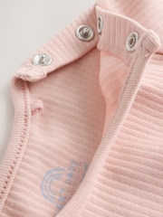 Denim Spot Baby Pinafore, Long Sleeve Bodysuit And Tights 3 Piece Set (0mths-2yrs) - Image 7 of 11