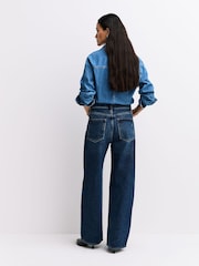 FRAME Acumen The Bow Barrel Leg Jeans - Image 4 of 7