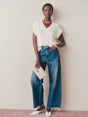 FRAME Acumen The Bow Barrel Leg Jeans - Image 8 of 8
