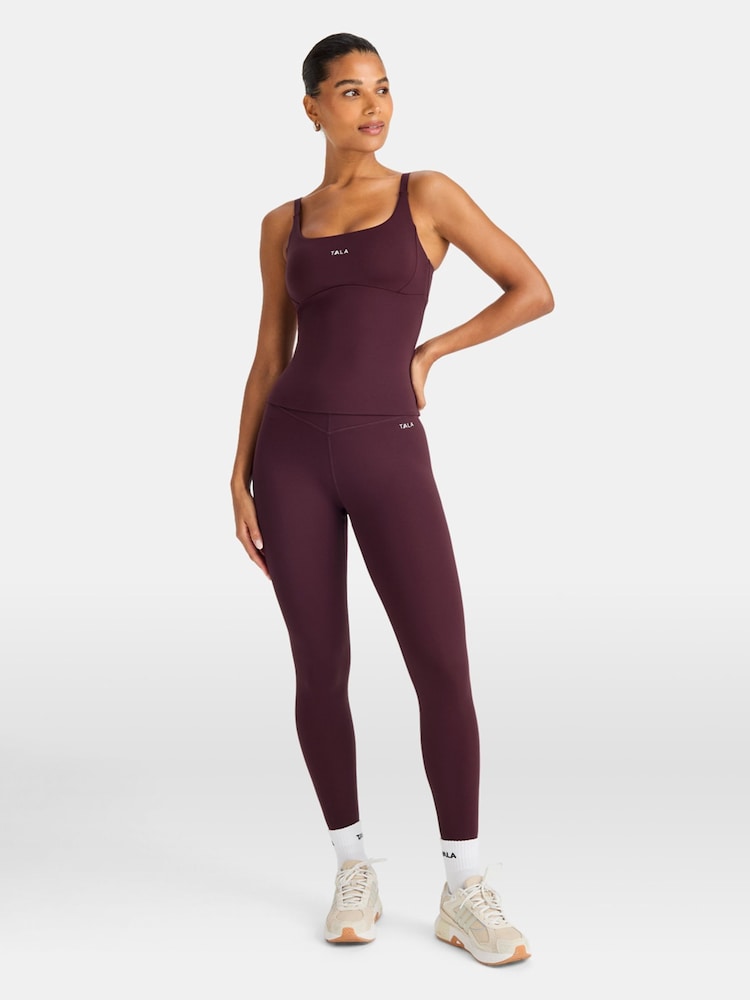 TALA Red SkinLuxe V-Waist Leggings - Image 1 of 3 TALA Red SkinLuxe V-Waist Leggings - Image 1 of 3