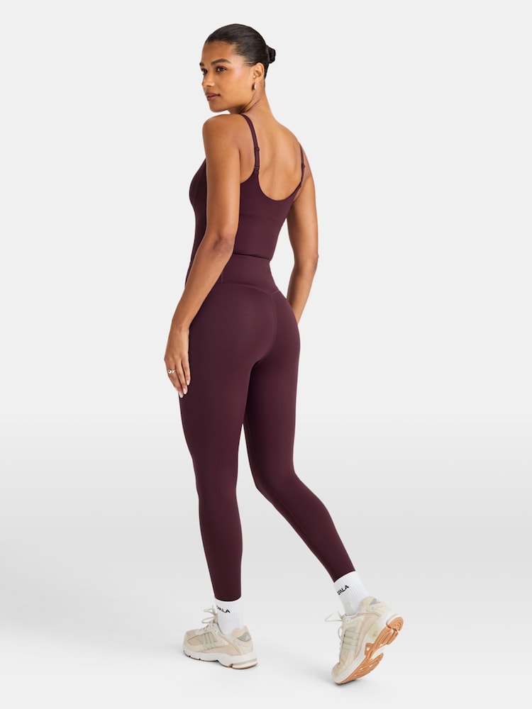 TALA Red SkinLuxe V-Waist Leggings - Image 2 of 3 TALA Red SkinLuxe V-Waist Leggings - Image 2 of 3