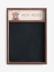 Black Hamish The Highland Cow Memo Board Wall Plaque - Image 3 of 5