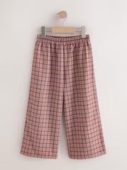 Orange/Red Check Pullon Wide Leg Trousers (3-16yrs) - Image 5 of 8
