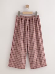 Orange/Red Check Pullon Wide Leg Trousers (3-16yrs) - Image 6 of 8
