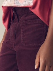 Berry Red Cord Flared Trousers (3-16yrs) - Image 4 of 8