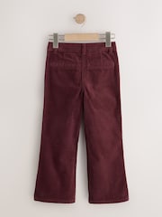 Berry Red Cord Flared Trousers (3-16yrs) - Image 6 of 8