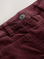 Berry Red Cord Flared Trousers (3-16yrs) - Image 7 of 8