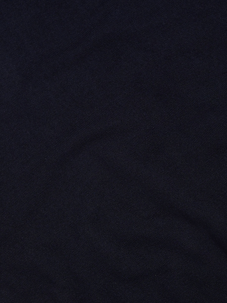 Peckham Rye Blue Knitted Long Sleeve Polo Shirt - Image 11 of 11