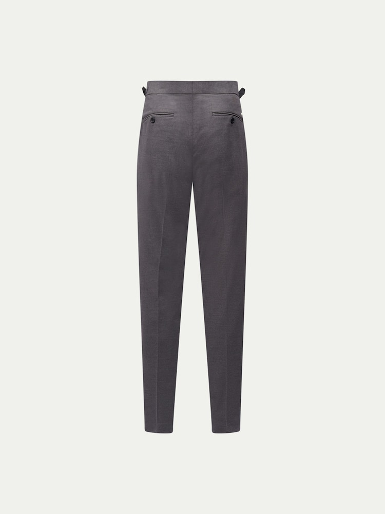 Peckham Rye Grey Smart High Waisted Trousers - Image 2 of 5 Peckham Rye Grey Smart High Waisted Trousers - Image 2 of 5