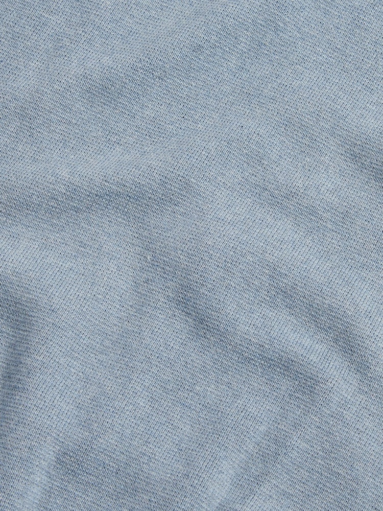 Peckham Rye Blue Knitted Milano Zip Hoodie - Image 11 of 11 Peckham Rye Blue Knitted Milano Zip Hoodie - Image 11 of 11