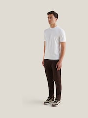 Peckham Rye Brown Interlock Jersey Joggers - Image 3 of 8