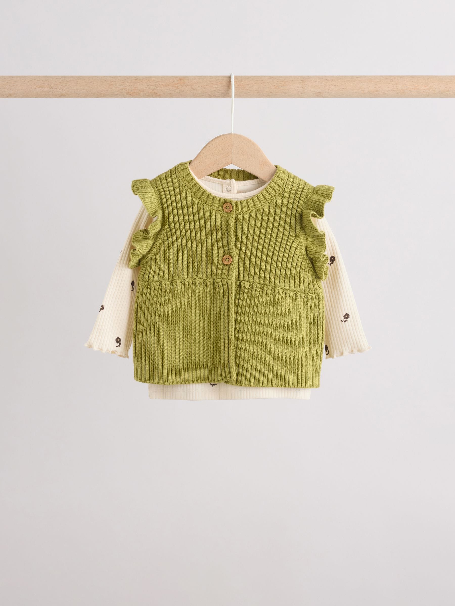 レディース ECRU Rich Frill Gilet