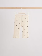 Ecru / Green Knitted Gilet and Printed Rib 3 Piece Baby Set (0mths-2yrs) - Image 4 of 15