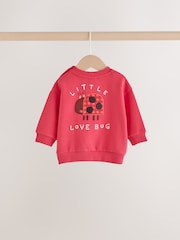 Red Ladybird Sweat Top and Leggings Set (0mths-2yrs) - Image 5 of 9