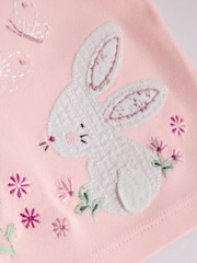 Pink Bunny Long Sleeve Top and Leggings Baby 2 Piece Set (0mths-2yrs) - Image 13 of 14