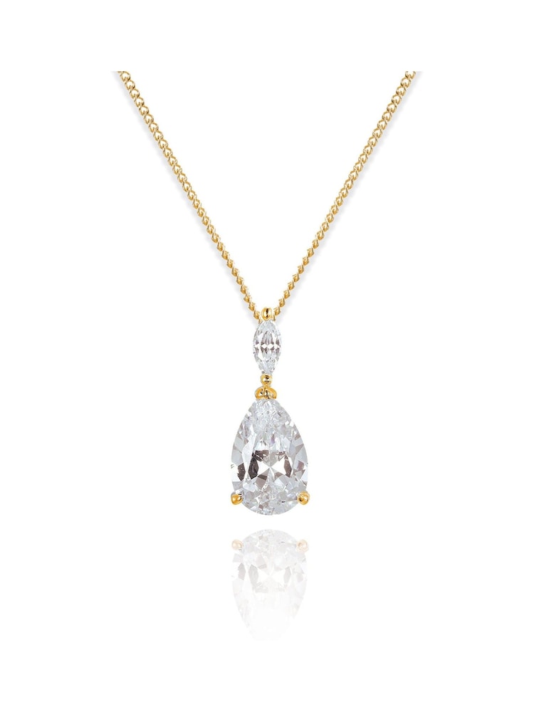 Ivory & Co Gold Tone Genova Pendant - Image 1 of 4 Ivory & Co Gold Tone Genova Pendant - Image 1 of 4