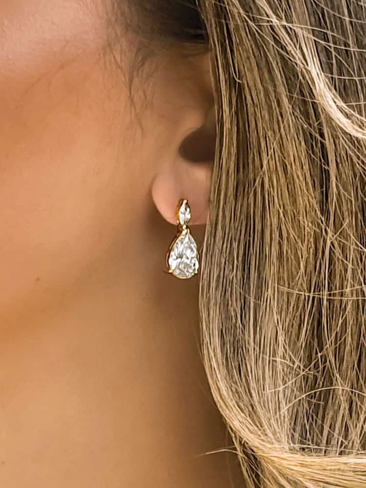 Ivory & Co Gold Tone Genova Earrings - Image 4 of 4 Ivory & Co Gold Tone Genova Earrings - Image 4 of 4