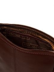 Pure Luxuries London Amberlyn' Leather Black Cross-Body Bag - Image 5 of 7