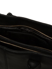 Pure Luxuries London Aysgarth' Black Leather Handbag - Image 4 of 5