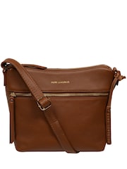 Pure Luxuries London Thorne' Leather Black Cross-Body Bag - Image 1 of 7