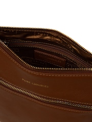 Pure Luxuries London Thorne' Leather Black Cross-Body Bag - Image 3 of 7