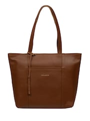 Pure Luxuries London Wimbley' Leather Black Tote Bag - Image 1 of 8