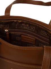 Pure Luxuries London Wimbley' Leather Black Tote Bag - Image 3 of 8