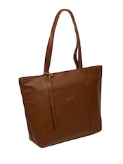 Pure Luxuries London Wimbley' Leather Black Tote Bag - Image 4 of 8