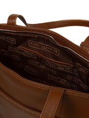 Pure Luxuries London Wimbley' Leather Black Tote Bag - Image 5 of 8