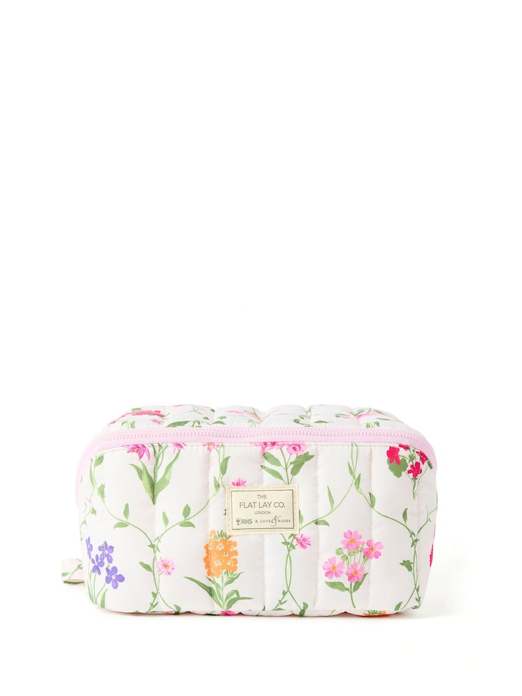 The Flat Lay Co. Exclusive Marshmallow Flat Lay Box Bag in Collaboration with The Royal Horticultural Society and Love & Roses - Image 1 of 6 The Flat Lay Co. Exclusive Marshmallow Flat Lay Box Bag in Collaboration with The Royal Horticultural Society and Love & Roses - Image 1 of 6
