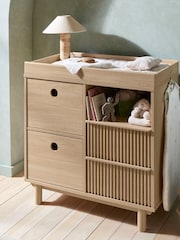 Mamas & Papas Natural Oak Oska Narrow Dresser Changer - Image 2 of 8