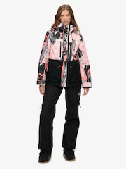 Superdry Pink Ultimate Freestyle Ski Jacket - Image 4 of 7