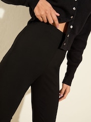 Friends Like These Black Sculpting Stretch Capri Trousers - Image 3 of 4