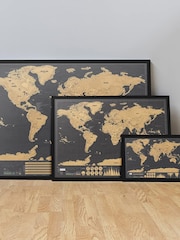 Suck UK Large Deluxe Scratch Map - Image 5 of 5