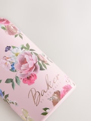 Baker by Ted Baker Pink Back To School Stainless Steel Water Bottle With Straw - Image 5 of 5