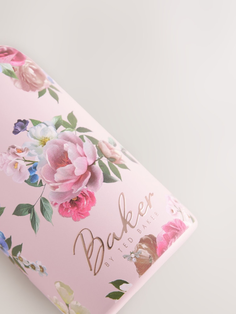 Baker by Ted Baker Pink Back To School Stainless Steel Water Bottle With Straw - Image 5 of 5 Baker by Ted Baker Pink Back To School Stainless Steel Water Bottle With Straw - Image 5 of 5