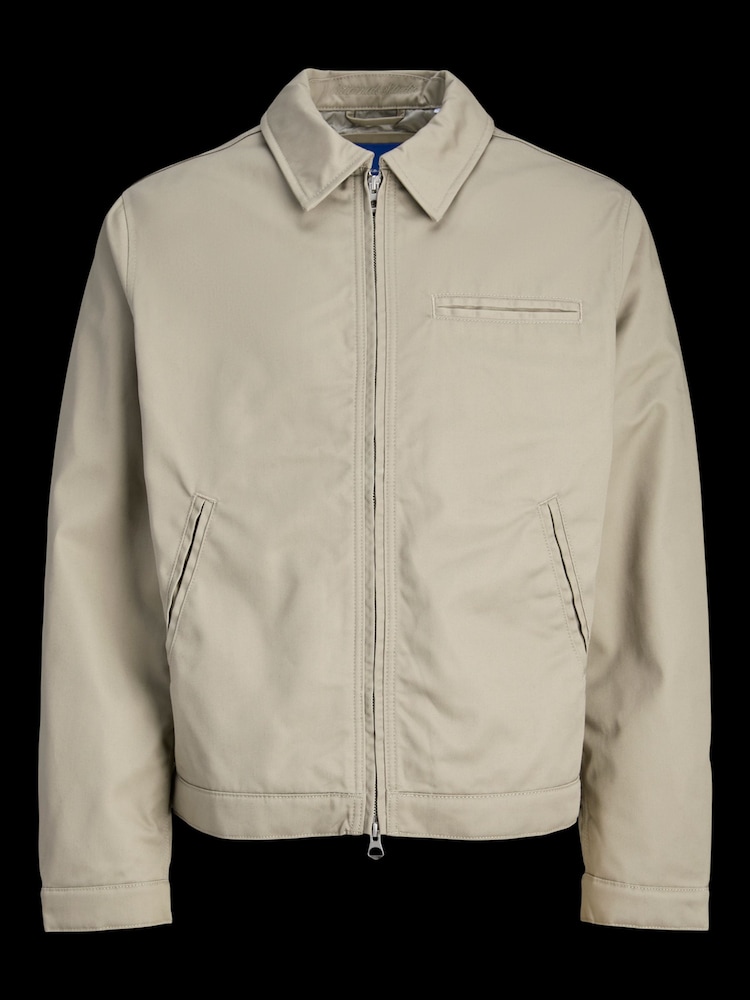 JACK & JONES Grey Worker Jacket - Image 6 of 6